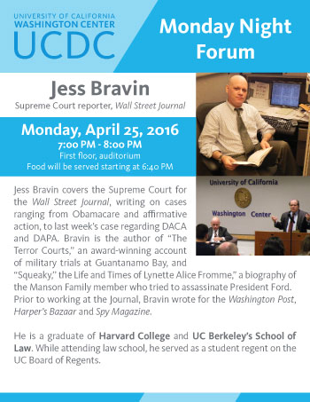 Monday Night Forum: jess Bravin, Wall Street Journal