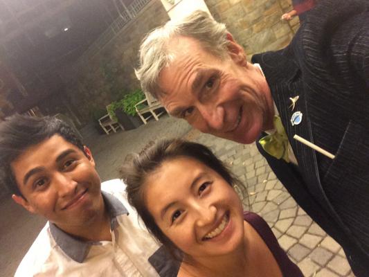 Selfie with Bill Nye the Science Guy