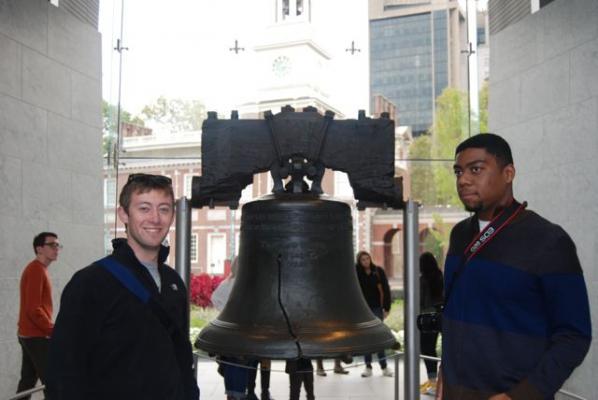 The Liberty Bell and its original location