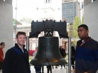 The Liberty Bell and its original location